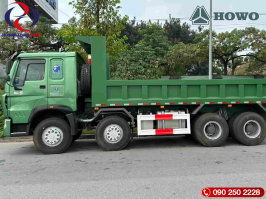 Xe Ben Howo 4 Chân Thùng Vuông