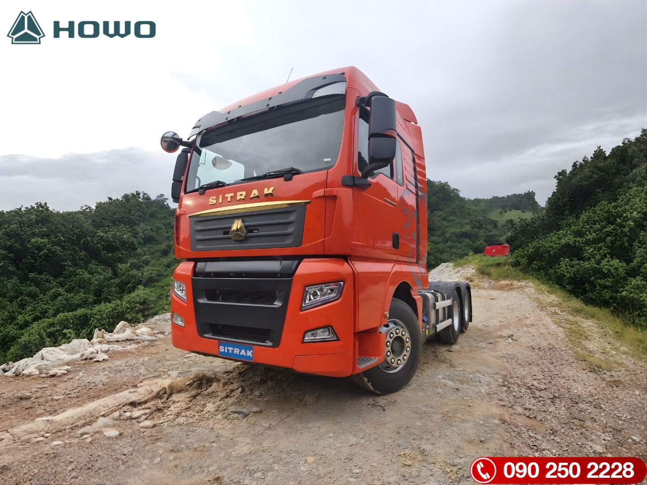 Xe Đầu Kéo Sitrak G7 540HP Cầu Láp