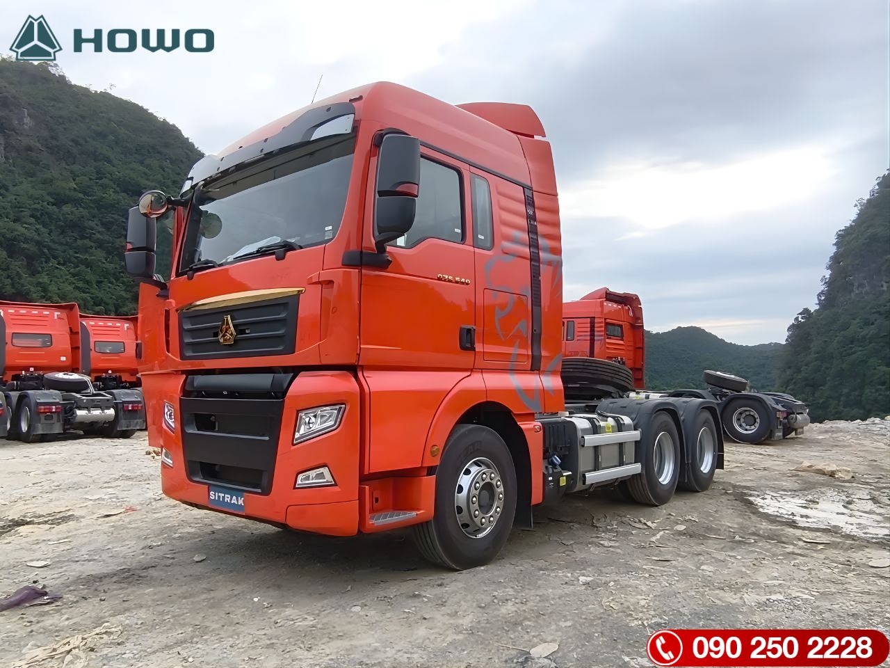 Xe Đầu Kéo Sitrak G7 540HP Cầu Láp