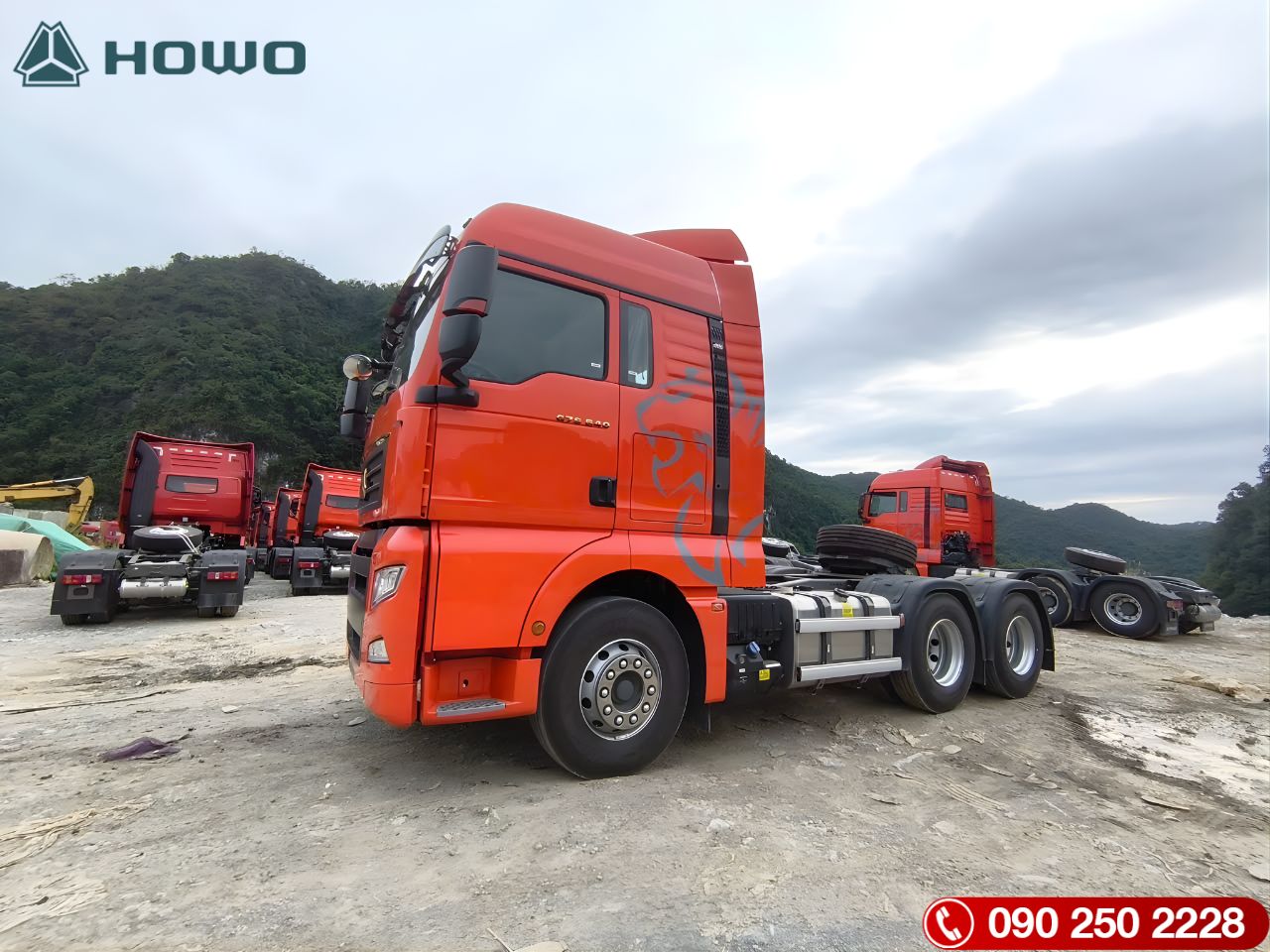 Xe Đầu Kéo Sitrak G7 540HP Cầu Láp