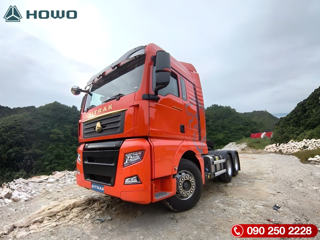 Xe Đầu Kéo Sitrak G7 540HP Cầu Láp