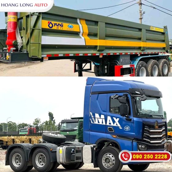 Combo Mooc Howo Kết Hợp Đầu Kéo Howo Max 460HP Từ Sinotruk