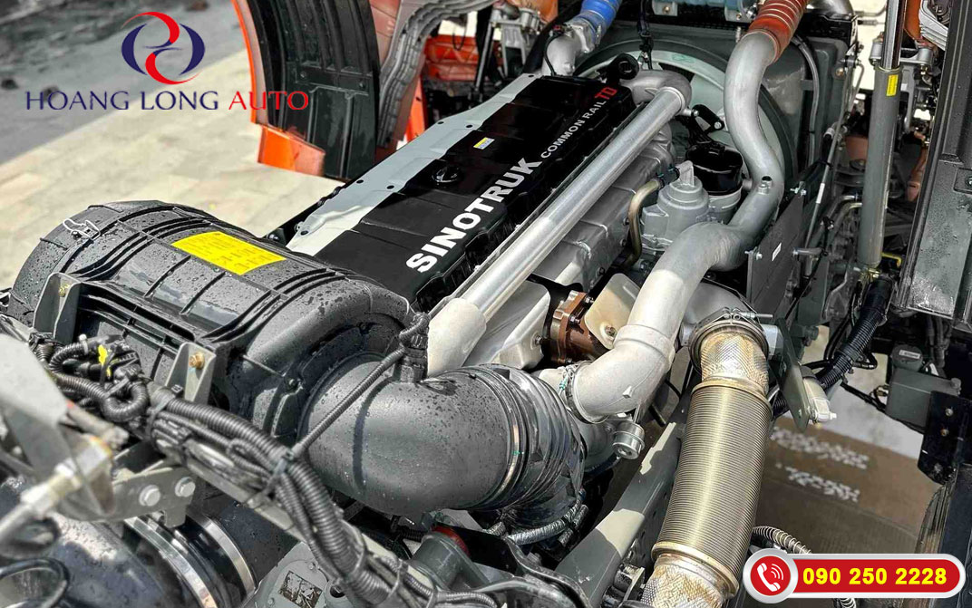 Hệ thống động cơ trên xe đầu kéo Howo TH7 Sinotruk
