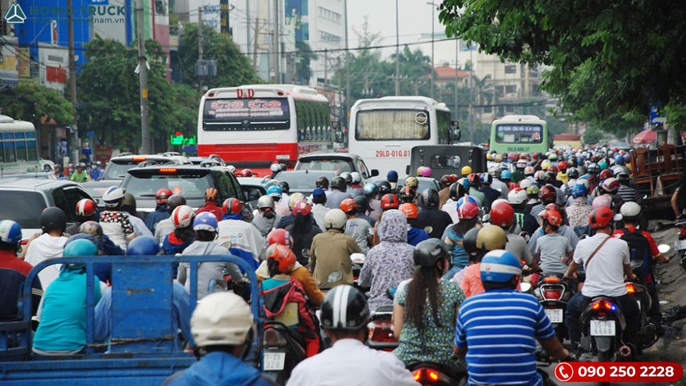 Kẹt xe giờ cao điểm