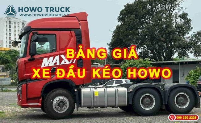 Bảng giá xe đầu kéo Howo 2026