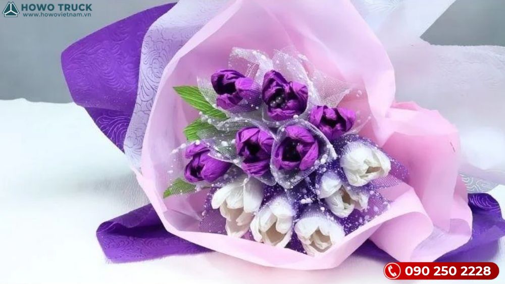 Cách làm bó hoa giấy tặng thầy cô 20/11